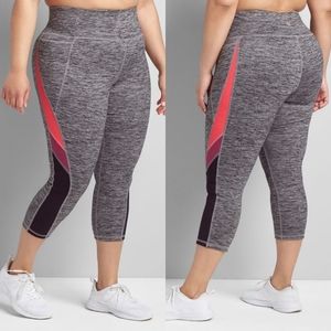 Lane Bryant Livi High Rise Capri Leggings Size 34 36